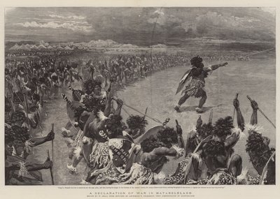 Wypowiedzenie wojny w Matabeleland autorstwa William Small